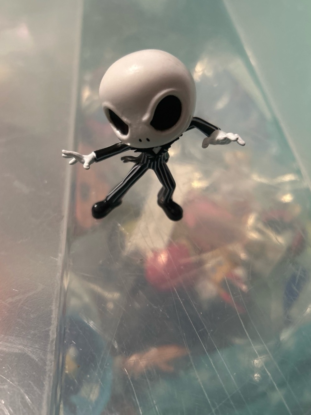 Black & White Skeleton Character Collectible Figure for Kids